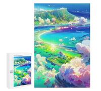 1000 PCS Puzzle para adolescentes Serene Cloudscape Teenager-Puzzles Anti-Stress Juguetes Vacaciones en casa Pasatiempo Desafío Educativo 1000 PCS