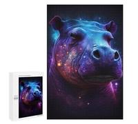 1000 PCS Rompecabezas Cosmic Hippo Portrait-9 Rompecabezas para Adolescentes, Divertidos Y con Humor. Cada Pieza Es Única: Juguetes Educativos De Aprendizaje 1000 PCS