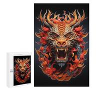 1000 PCS Rompecabezas De Piezas para Adolescentes Chinese Dragon 1 Art Rompecabezas para Adolescentes Juegos Familiares Análisis Y Desafío Educativo De Lógica 1000 PCS