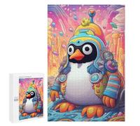 1000 PCS Rompecabezas De Piezas para Adolescentes Colorful Penguin Adventure Rompecabezas para Adultos Juego Familiar Análisis Y Desafío Educativo De Lógica 1000 PCS