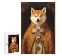 1000 PCS Rompecabezas De Piezas para Adolescentes Shiba Inu The Pope Rompecabezas para Adolescentes Juegos Familiares Análisis Y Desafío Educativo De Lógica 1000 PCS
