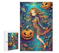 1000 PCS Rompecabezas De Piezas para Adolescentes Underwater Halloween Mermaid Rompecabezas para Adultos Juego Familiar Análisis Y Desafío Educativo De Lógica 1000 PCS