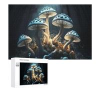 1000 PCS Rompecabezas De Piezas para Adultos Enchanted Mushroom Grove -1 Rompecabezas para Adultos Juguetes Antiestrés Análisis Y Lógica Desafiante De Completar 1000 PCS
