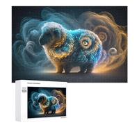 1000 PCS Rompecabezas De Piezas para Adultos Galactic Sheep Cosmic Woolly Wonder -1 Rompecabezas para Adultos Juguetes Antiestrés Análisis Y Lógica Desafiante De Completar 1000 PCS