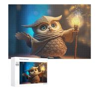 1000 PCS Rompecabezas De Piezas para Adultos Magical Owl with Torch Rompecabezas para Adultos Juguetes Antiestrés Análisis Y Lógica Desafiante De Completar 1000 PCS