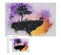 1000 PCS Rompecabezas De Piezas para Adultos Nature's Harmony A Whimsical Landscape Rompecabezas para Adultos Juguetes Antiestrés Análisis Y Lógica Desafiante De Completar 1000 PCS