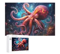 1000 PCS Rompecabezas De Piezas para Adultos Oceanic Majesty The Octopus's Dance of Life Rompecabezas para Adultos Juguetes Antiestrés Análisis Y Lógica Desafiante De Completar 1000 PCS