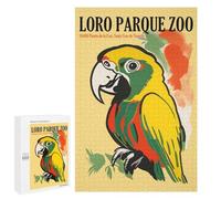 1000 PCS Rompecabezas - Loro Parque Zoo Vintage Poster Rompecabezas para Adultos Juegos Relajantes Vacaciones En Casa Matar El Tiempo Oferta como Regalos para Toda La Familia 1000 PCS
