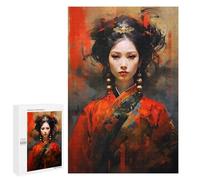 1000 PCS Rompecabezas Painted Chinese Royal Girl Rompecabezas para Adultos Juguetes Antiestrés Vacaciones En Casa Matar El Tiempo Interacción Entre Padres E Hijos 1000 PCS