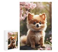 1000 PCS Rompecabezas para Adolescentes A Puppy in Bloom Juegos Familiares De Rompecabezas para Adultos Que Mejoran La Memoria Ayudan A Ejercitar El Cerebro 1000 PCS