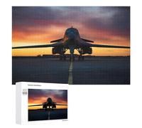 1000 PCS Rompecabezas para Adolescentes Air Force B1 Lancer Rompecabezas para Adultos Juegos Familiares Corte De Precisión Difícil Y Desafiante 1000 PCS