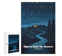 1000 PCS Rompecabezas para Adolescentes Alqueva Dark Sky Reserve Rompecabezas para Adultos Juegos Familiares Desafío Difícil Ayuda A Ejercitar El Cerebro 1000 PCS