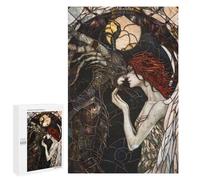 1000 PCS Rompecabezas para Adolescentes Angel and Demon Stained Juegos Familiares De Rompecabezas para Adultos Que Mejoran La Memoria Ayudan A Ejercitar El Cerebro 1000 PCS