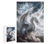1000 PCS Rompecabezas para Adolescentes Angel Dragon in The Clouds Juegos Familiares De Rompecabezas para Adultos Que Mejoran La Memoria Ayudan A Ejercitar El Cerebro 1000 PCS