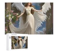 1000 PCS Rompecabezas para Adolescentes Angel in A Flowery Garden Rompecabezas para Adultos Juego Familiar Análisis Y Lógica Regalos para Reducir El Estrés 1000 PCS