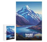 1000 PCS Rompecabezas para Adolescentes Aoraki National Park, New Zealand Rompecabezas para Adultos Juguetes Antiestrés Decoración De Pared Diversión Actividades En Casa, 1000 PCS