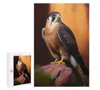 1000 PCS Rompecabezas para Adolescentes Aplomado Falcon Oil Paint Rompecabezas para Adultos Juegos Divertidos Regalo De Cumpleaños Cumpleaños Y Navidad 1000 PCS