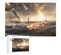 1000 PCS Rompecabezas para Adolescentes Apocalyptic Airport Rompecabezas para Adultos Juego Práctico Difícil Difícil Único Cumpleaños Y Regalos 1000 PCS