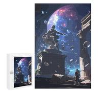1000 PCS Rompecabezas para Adolescentes Apollo God Statue In Space Rompecabezas para Adultos Juguetes Antiestrés Desafío Difícil Cumpleaños