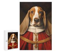 1000 PCS Rompecabezas para Adolescentes Basset Hound The Pope Rompecabezas para Adultos Juego Práctico Regalos para Mujeres Ayuda A Ejercitar El Cerebro 1000 PCS
