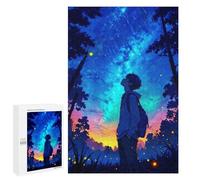 1000 PCS Rompecabezas para Adolescentes Beautiful Night Boy Rompecabezas para Adultos Juegos Familiares Mejora La Memoria Regalos para Amigos Y Familiares 1000 PCS