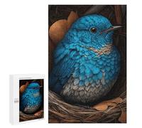 1000 PCS Rompecabezas para Adolescentes Blue Bird Nesting Rompecabezas para Adolescentes Difíciles Cada Pieza Es Única - Regalo De Cumpleaños, Regalos, 1000 PCS