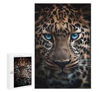 1000 PCS Rompecabezas para Adolescentes Blue Eyed Leopard Rompecabezas para Adultos Juegos Familiares Mejora La Memoria Regalos para Amigos Y Familiares 1000 PCS