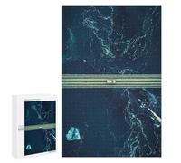 1000 PCS Rompecabezas para Adolescentes Bridge and Whale Rompecabezas para Adolescentes Juegos Divertidos Análisis Y Lógica Cumpleaños 1000 PCS