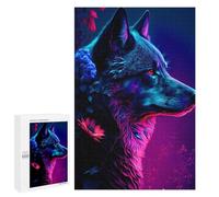 1000 PCS Rompecabezas para Adolescentes Brilliant Wolf Rompecabezas para Adolescentes Desafío Difícil Desafío Educativo Diversión Familiar Y Noche De Juegos 1000 PCS