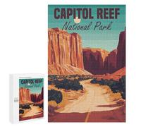 1000 PCS Rompecabezas para Adolescentes Capitol Reef National Park Rompecabezas para Adultos Juego Práctico Difícil Interacción Entre Padres E Hijos 1000 PCS