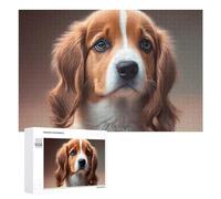1000 PCS Rompecabezas para Adolescentes Cavalier King Charles Spaniel Dog Rompecabezas para Adultos Juego De Ingenio Regalos para Mujeres Cumpleaños Y Navidad 1000 PCS