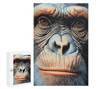 1000 PCS Rompecabezas para Adolescentes Chimpanzee Portrait Juegos Familiares De Rompecabezas para Adultos Que Mejoran La Memoria Ayudan A Ejercitar El Cerebro 1000 PCS