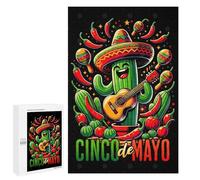 1000 PCS Rompecabezas para Adolescentes Cinco De Mayo Rompecabezas para Adultos Juego Práctico Difícil Interacción Entre Padres E Hijos 1000 PCS