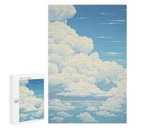 1000 PCS Rompecabezas para Adolescentes Cloud Japanese Painting Juegos Familiares De Rompecabezas para Adultos Que Mejoran La Memoria Ayudan A Ejercitar El Cerebro 1000 PCS
