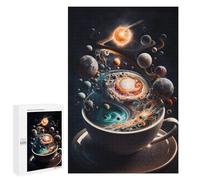 1000 PCS Rompecabezas para Adolescentes Coffee Planet 1 Rompecabezas para Adultos Juegos Familiares Mejora La Memoria Regalos para Amigos Y Familiares 1000 PCS