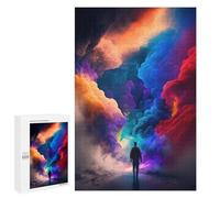 1000 PCS Rompecabezas para Adolescentes Colorful Clouds A Journey Through Vibrant Skies Juegos Familiares De Rompecabezas para Adultos Que Mejoran La Memoria Ayudan A Ejercitar El Cerebro 1000 PCS