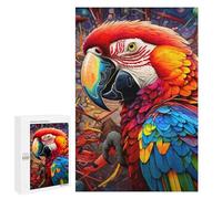 1000 PCS Rompecabezas para Adolescentes Colorful Macaw Portrait-1 Rompecabezas para Adolescentes Juguetes Antiestrés Vacaciones En Casa Matar El Tiempo Desafío Educativo 1000 PCS