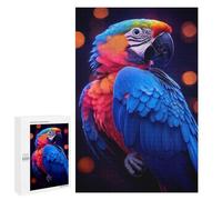 1000 PCS Rompecabezas para Adolescentes Colorful Macaw Portrait Rompecabezas para Adultos Juego Práctico Difícil Interacción Entre Padres E Hijos 1000 PCS