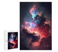 1000 PCS Rompecabezas para Adolescentes Colourful Cosmic Nebula Rompecabezas para Adultos Juegos Relajantes Mejora La Memoria Interacción Entre Padres E Hijos 1000 PCS