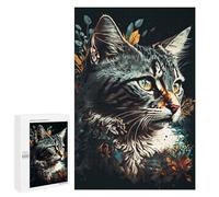 1000 PCS Rompecabezas para Adolescentes Contemporary Cat Rompecabezas para Adultos Juguetes Antiestrés Desafío Difícil Cumpleaños
