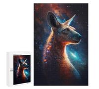 1000 PCS Rompecabezas para Adolescentes Cosmic Kangaroo Portrait-1 Rompecabezas para Adolescentes Desafío Difícil Desafío Educativo Diversión Familiar Y Noche De Juegos 1000 PCS