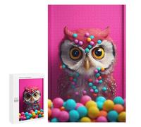 1000 PCS Rompecabezas para Adolescentes Cute Owl Bird Animals Rompecabezas Juegos Relajantes Desafío Difícil Desafiante De Completar 1000 PCS