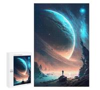 1000 PCS Rompecabezas para Adolescentes Dark Scar Planet Landscape Rompecabezas para Adultos Juegos Familiares Mejora La Memoria Regalos para Amigos Y Familiares 1000 PCS