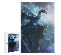 1000 PCS Rompecabezas para Adolescentes Dragon On The Cliff Edge Rompecabezas para Adultos Juegos Relajantes Mejora La Memoria Interacción Entre Padres E Hijos 1000 PCS