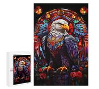 1000 PCS Rompecabezas para Adolescentes Eagle Colorful Abstract Rompecabezas para Adultos Juego Práctico Difícil Interacción Entre Padres E Hijos 1000 PCS