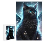 1000 PCS Rompecabezas para adolescentes Enchanted Celestial Feline Puzzles para adolescentes: Juegos de Relajación, Regalos Divertidos Y Humorísticos Para Reducir El Estrés 1000 PCS