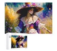 1000 PCS Rompecabezas para Adolescentes Enchanted Garden Fantasy Rompecabezas para Adultos Juego Familiar Análisis Y Lógica Regalos para Reducir El Estrés 1000 PCS