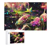 1000 PCS Rompecabezas para Adolescentes Enchanted Garden of Colors Rompecabezas para Adultos Juguetes Antiestrés Regalo De Cumpleaños Regalo De Cumpleaños, Regalos, 1000 PCS