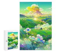 1000 PCS Rompecabezas para Adolescentes Enchanted Pastoral Landscape Rompecabezas para Adultos Juego Familiar Análisis Y Lógica Regalos para Reducir El Estrés 1000 PCS