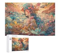 1000 PCS Rompecabezas para Adolescentes Fantasy Artwork Nature's Harmony Rompecabezas para Adultos Juegos Familiares Regalo De Cumpleaños Diversión En Casa Actividades, 1000 PCS